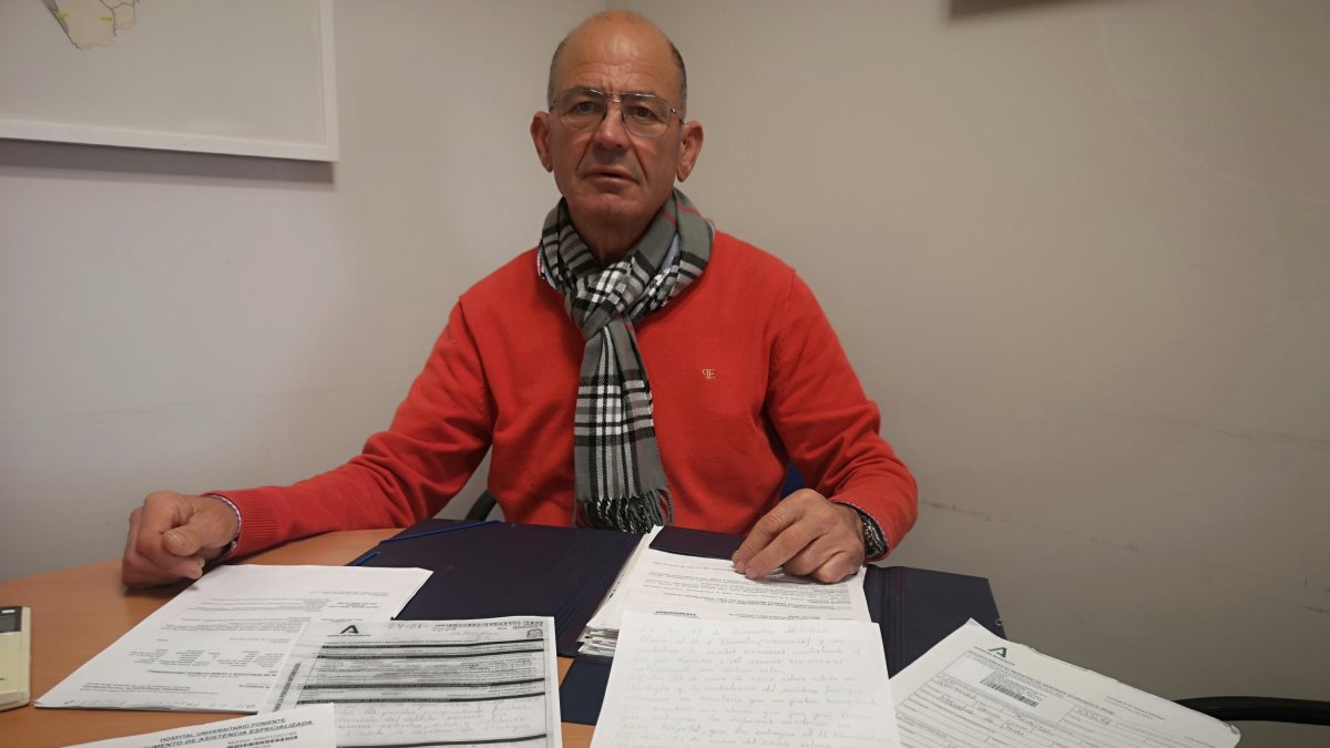 Luis González, en la redacción de La Voz.