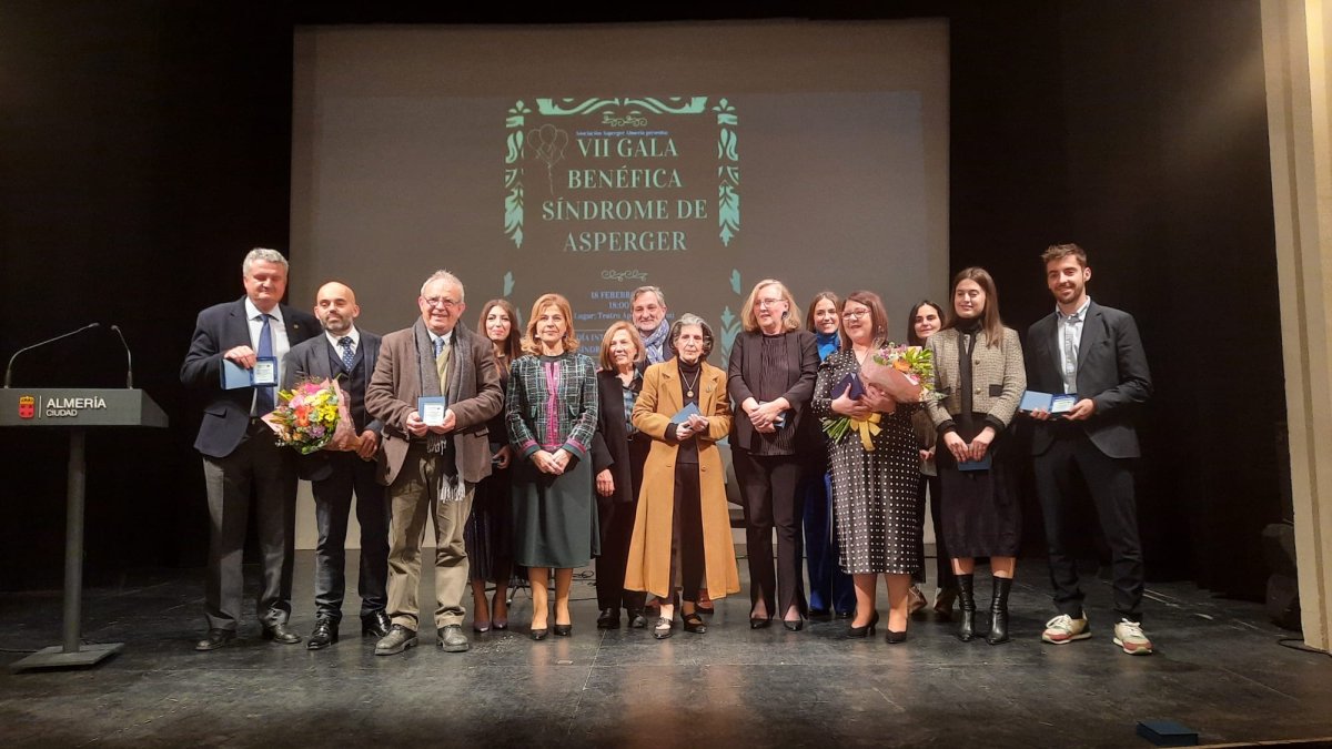 Premiados en la Gala Benéfica de Asperger Almería.