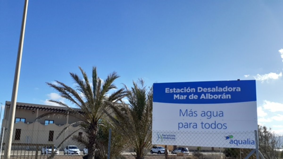 Instalaciones de Rambla Morales rebautizada como desaladora Mar de Alborán.