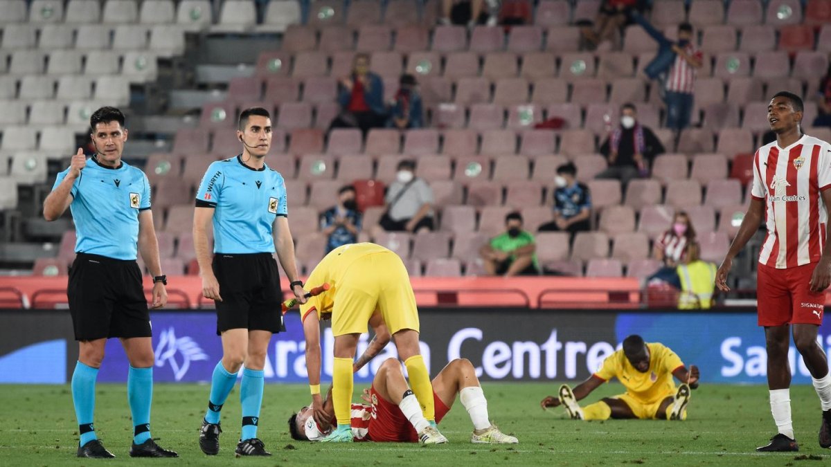Ortiz Arias fue testigo de la eliminación del Almería.