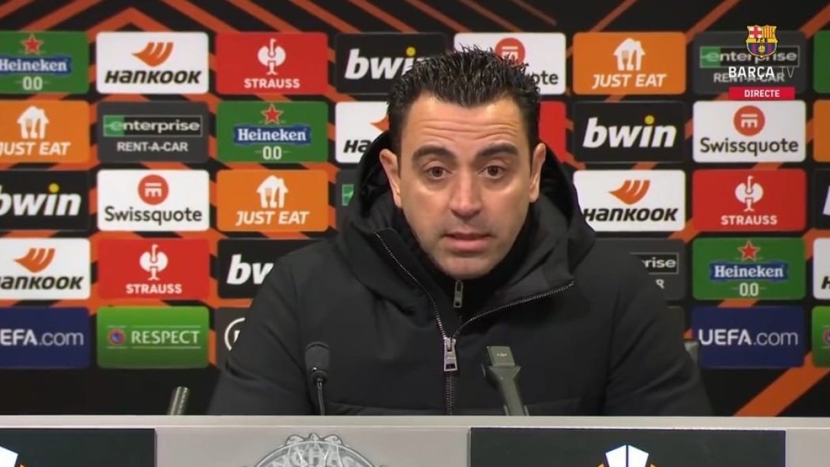 Xavi Hernández, entrenador del Barça.