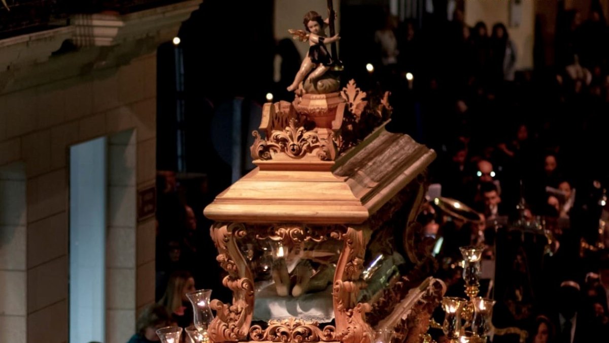 Detalle del cartel de la Semana Santa de Vera 2023.