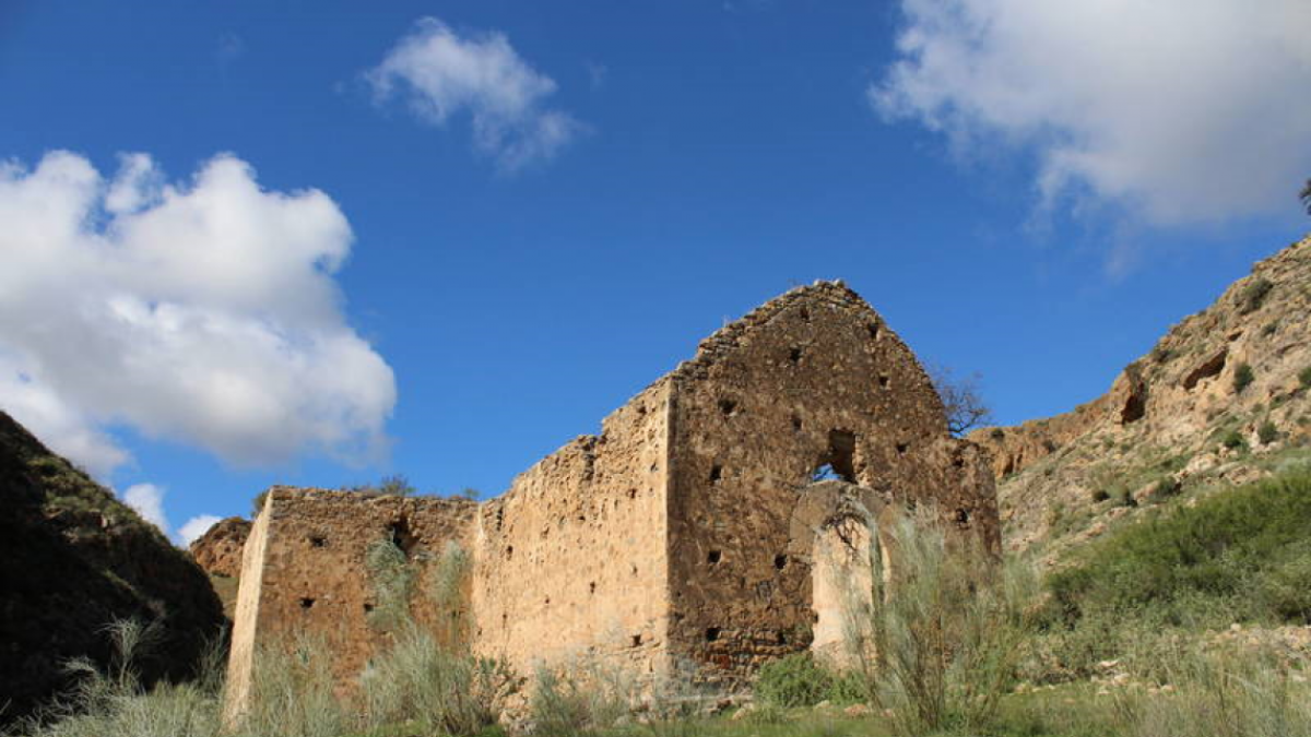Imagen de los restos de la iglesia-mezquita de Teresa.