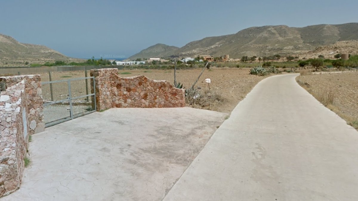 Imagen del Camino del Playazo, en Rodalquilar.