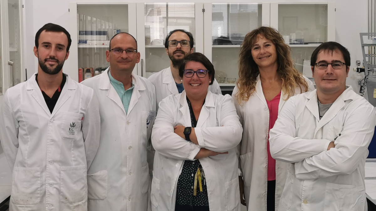 De izquierda a derecha: Alfonso Sierra Padilla, José María Palacios Santander, Juan José García Guzmán, Laura Cubillana Aguilera, Dolores Belli