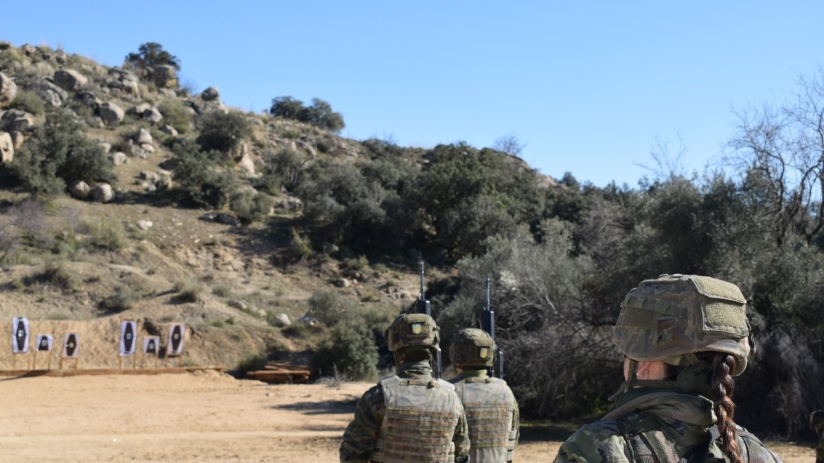 Dos militares ucranianos en Toledo