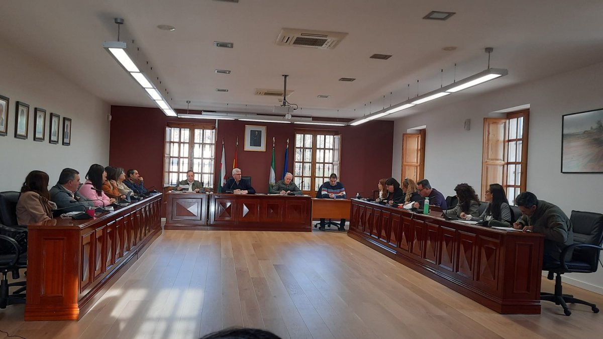 Pleno del Ayuntamiento de Huércal de Almería de este lunes.