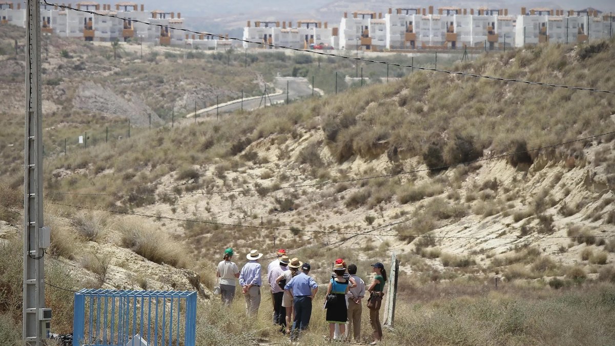 Imagen de archivo de áreas afectadas en Palomares.