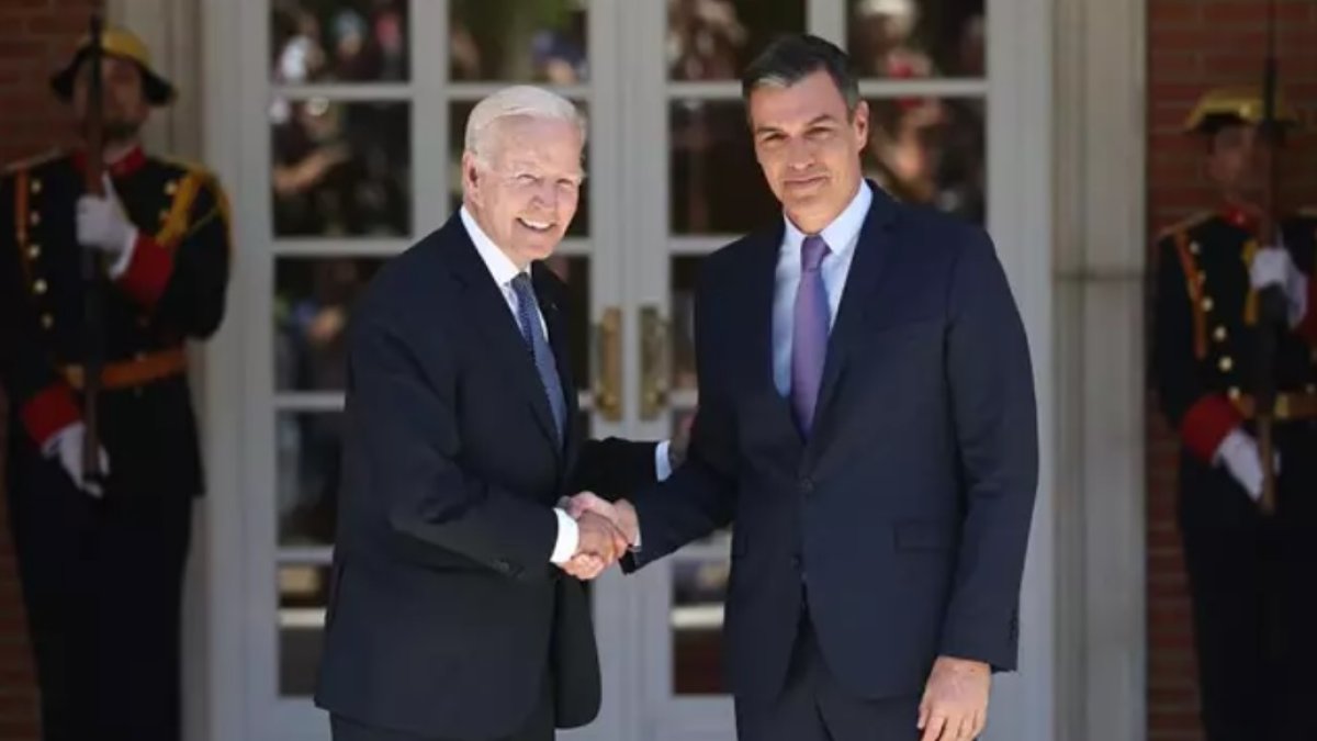 Archivo de Joe Biden con Pedro Sánchez.