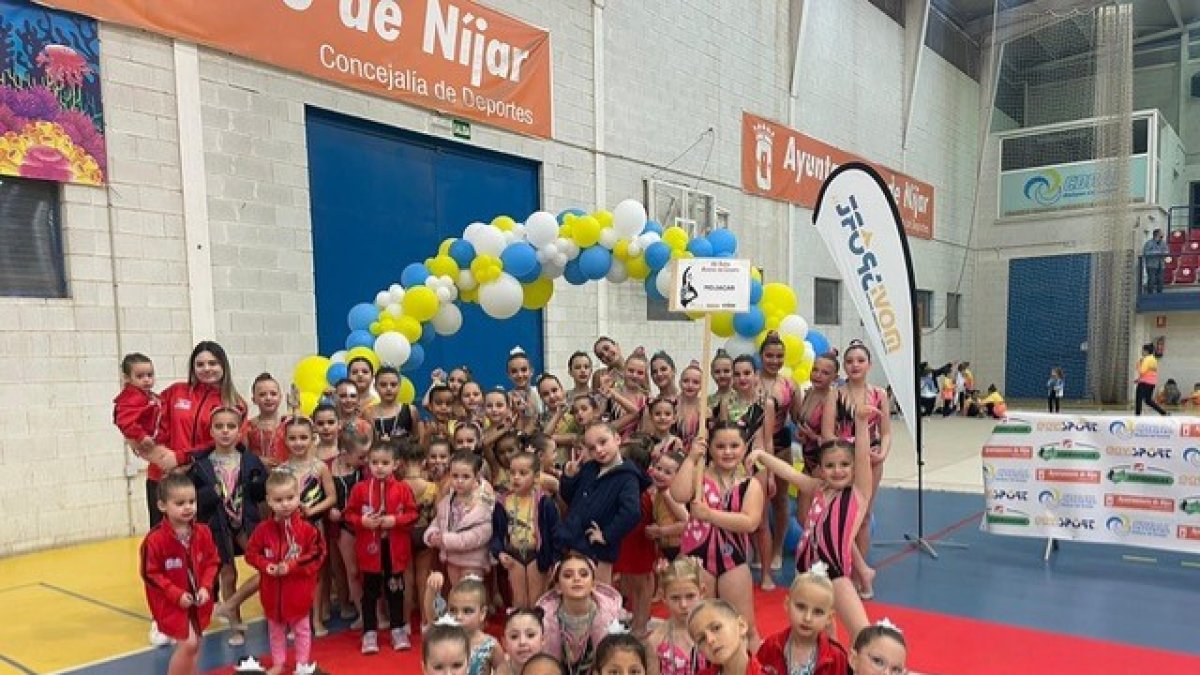 Las gimnastas que más medallas se llevaron en la competición.