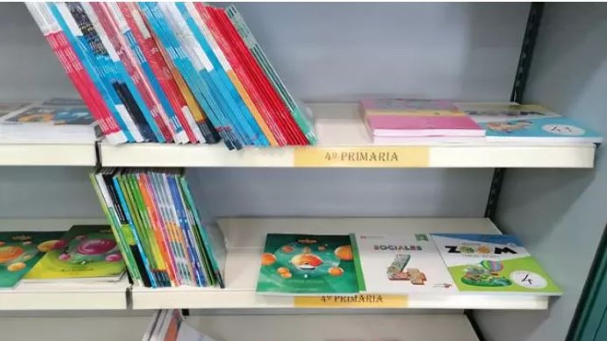 Libros de texto de Educación Primaria.