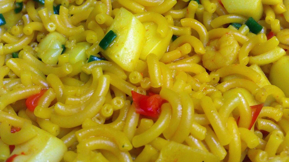 Fideuá de verduras para este domingo.