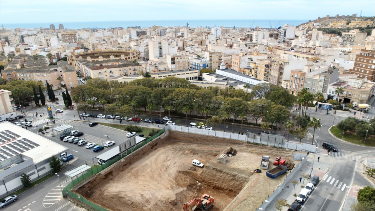 Vistas aéreas del Residencial San Rosendo.