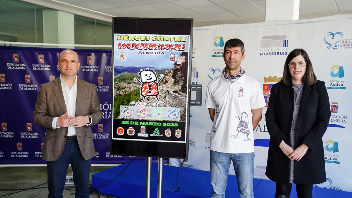 Presentación de la carrera \'Héroes contra Duchenne\'.