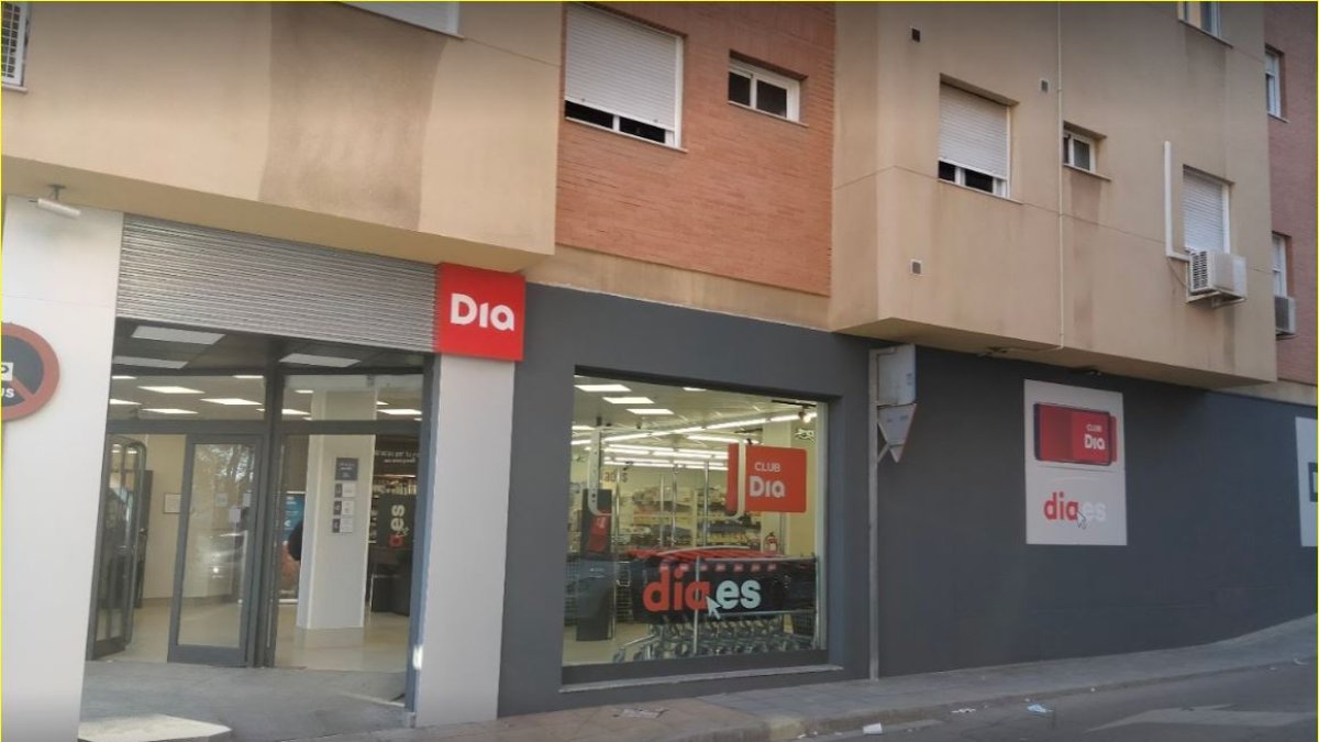 Una tienda de la cadena Día en Almería.