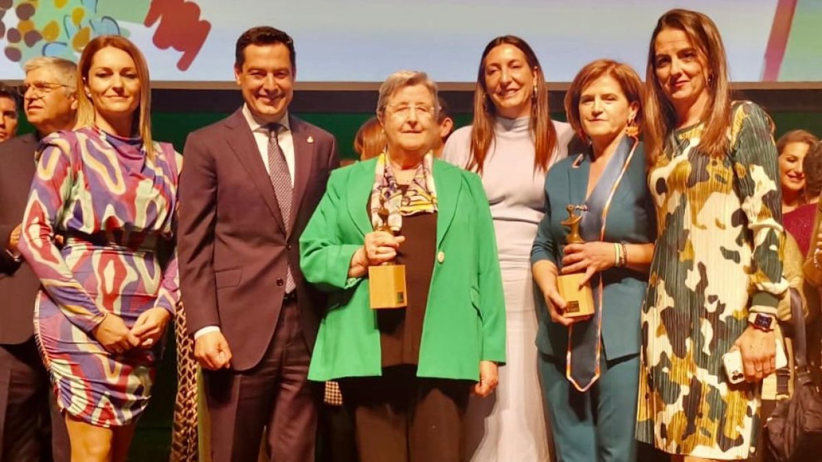 Inés Blasco y ASAJA Almería, premiados en Málaga.