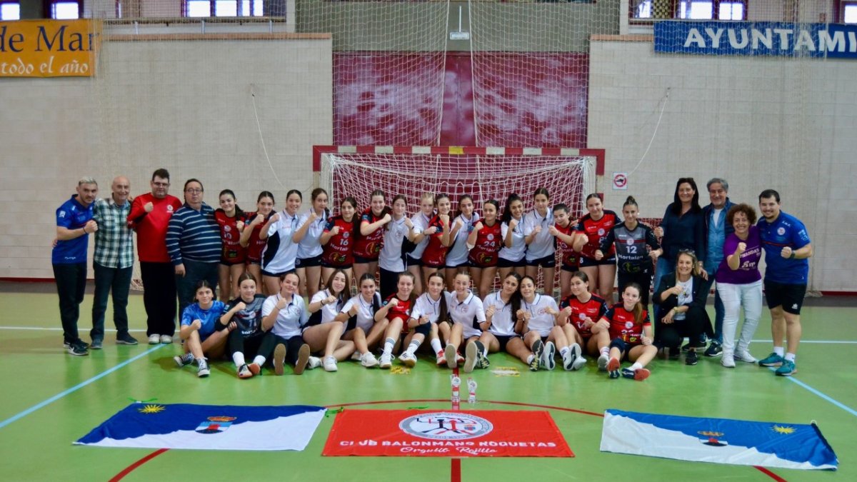 Las protagonistas de la gran final femenina.