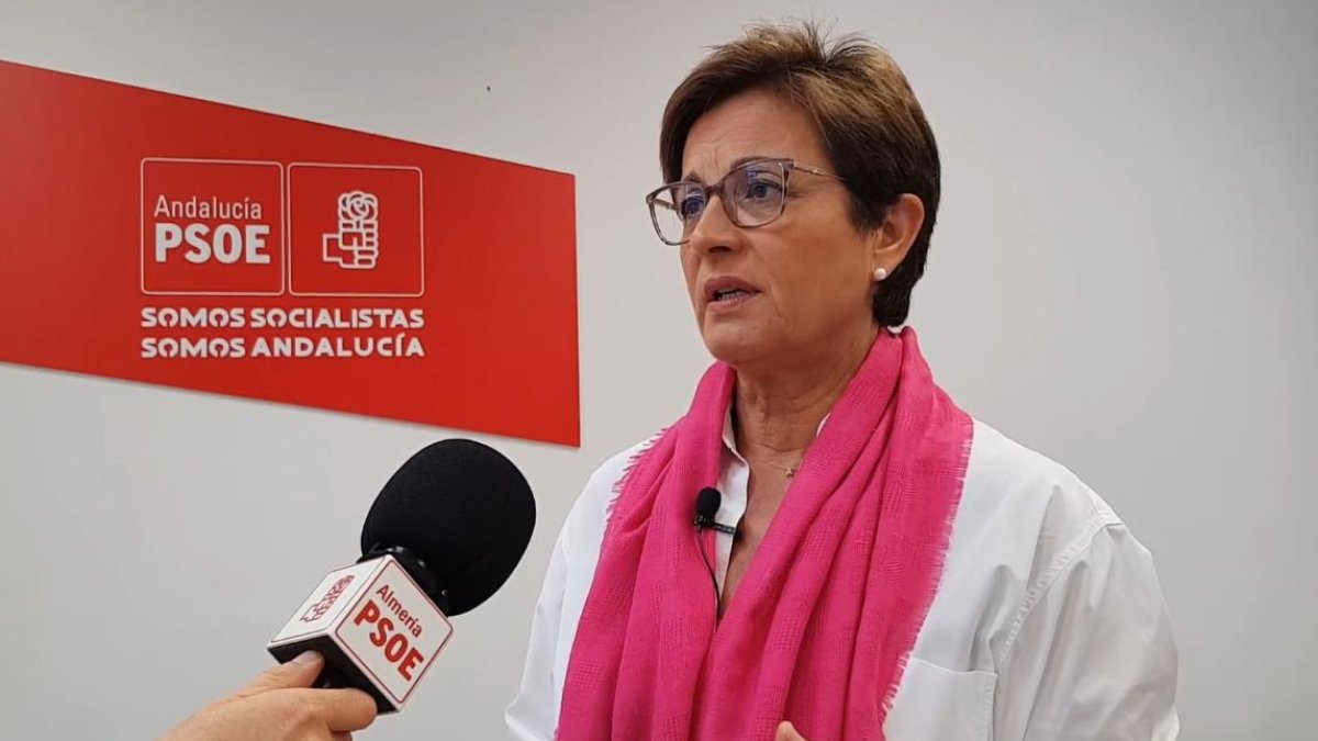Adriana Valverde, candidata número 1 del PSOE de Almería capital.