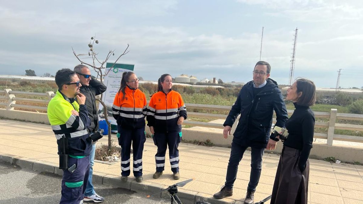 Último vuelo del dron realizado en febrero