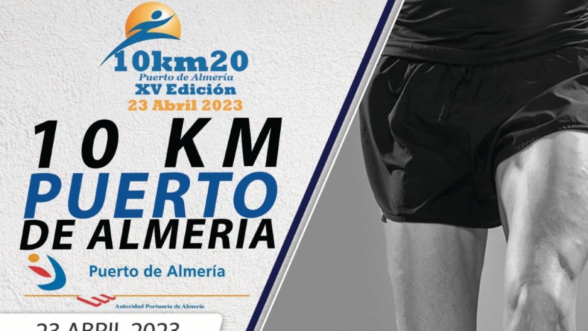Cartel de la ya tradicional Carrera del Puerto.
