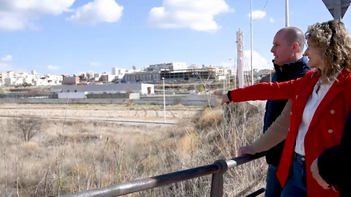 La candidata socialista en Albox, Mary Trinidad.