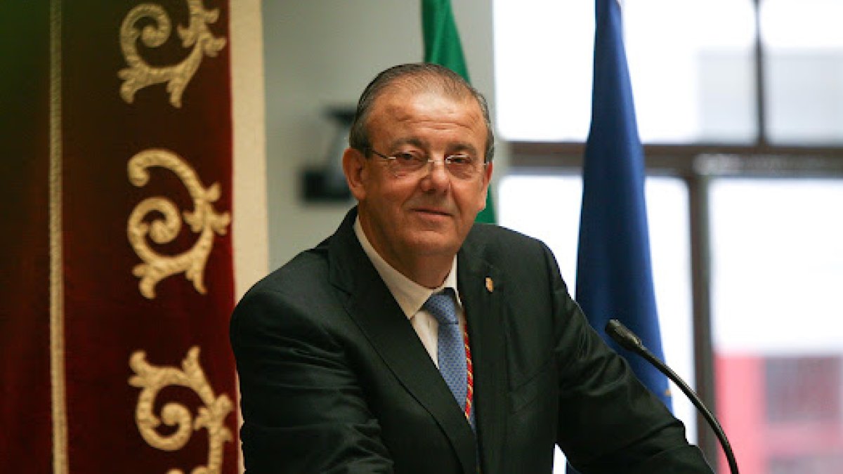 Juan Enciso, cuando era el alcalde de El Ejido.