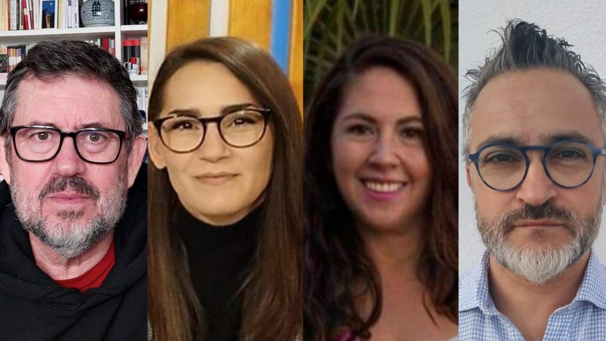 Rafael Esteban, Carmen Mateos, Raquel Martínez y Antonio Heras.