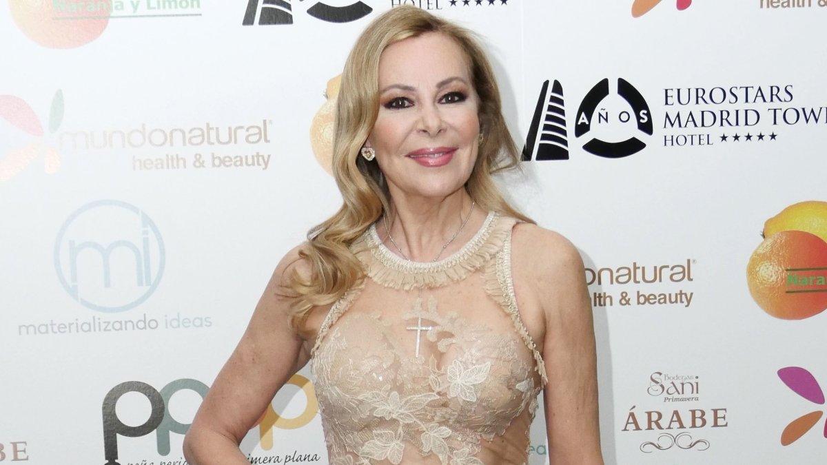 Ana Obregón, durante un acto en 2019.