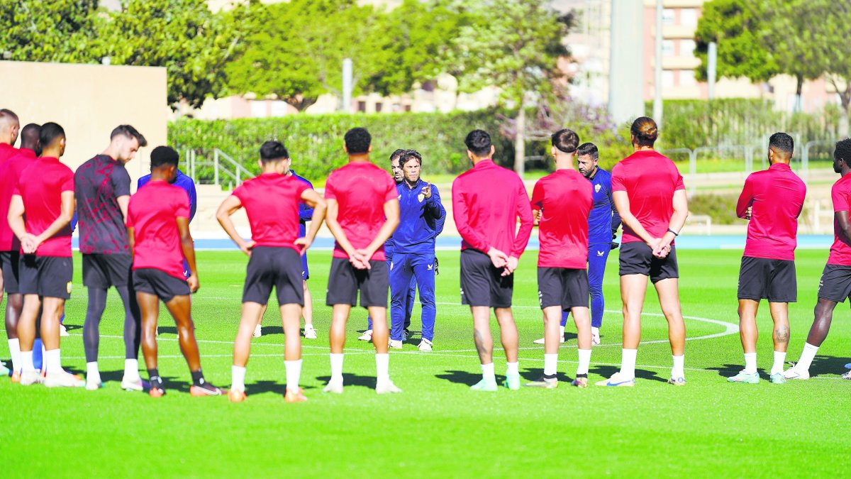 Rubi y la plantilla están tranquilos para afrontar la recta final del campeonato.
