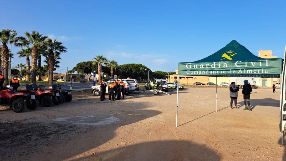 Dispositivo de búsqueda de un vecino de La Cañada de Almería desaparecido desde el 3 de abril de 2023.