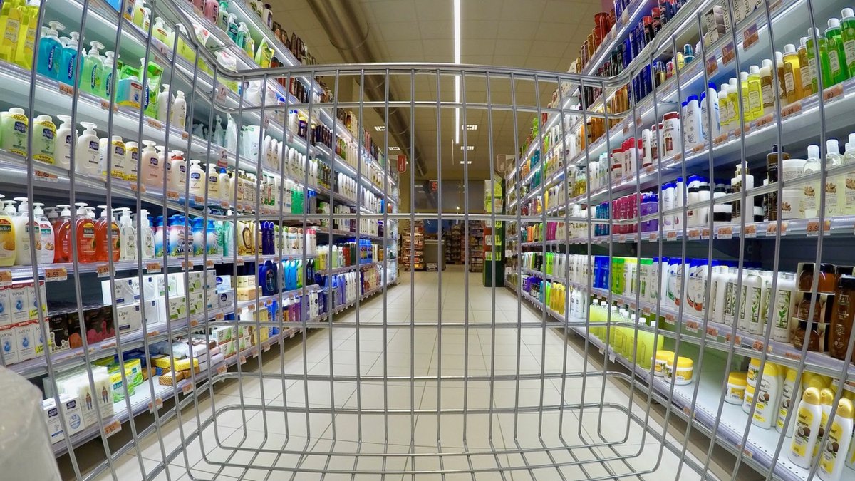 Imagen de archivo de un supermercado.