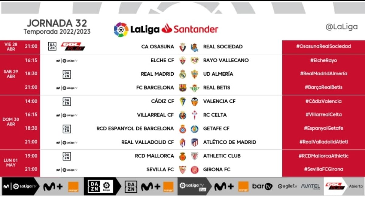 Jornada 32: Real Madrid-Almería.