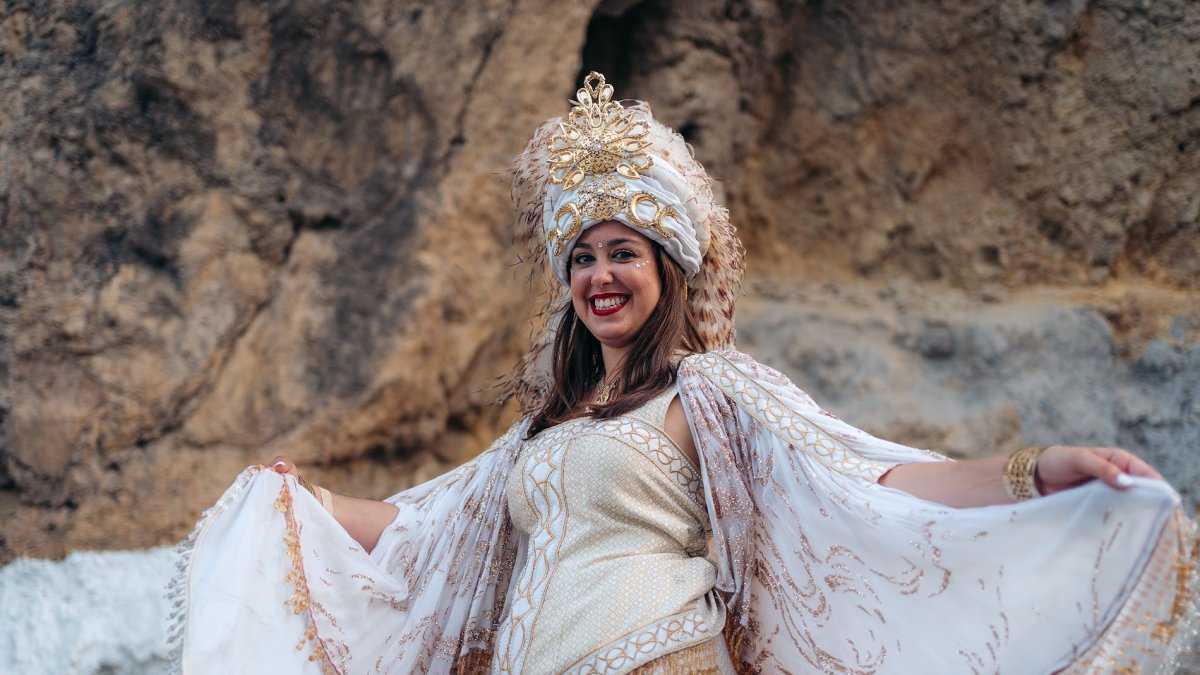 Desfile de Moros y Cristianos en Mojácar 2022.