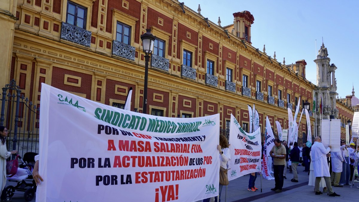 Manifestación del Sindicato Médico este miércoles en Sevilla
