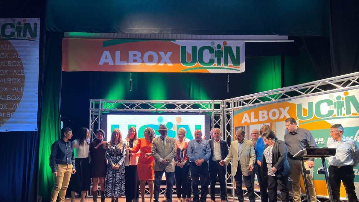 Presentación de la candidatura de UCIN días atrás en Albox.