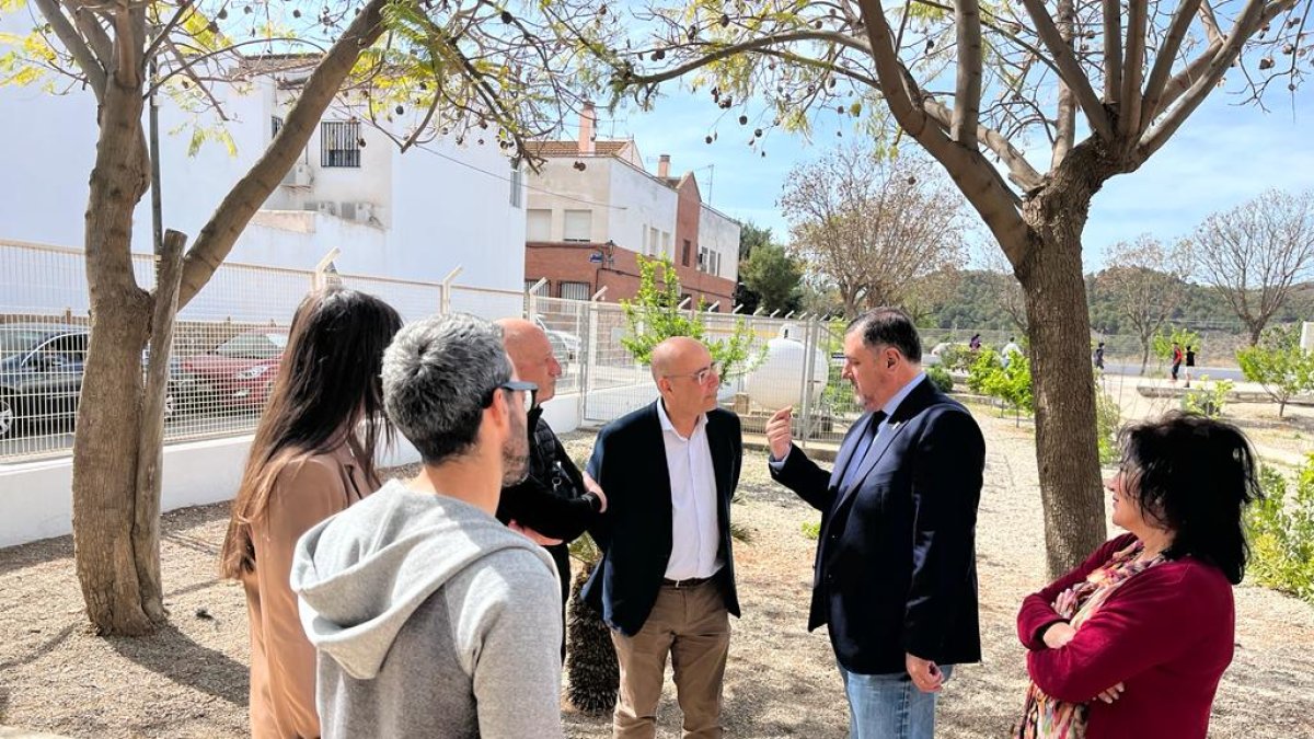 El delegado de Desarrollo Educativo visita los centros educativos huercalenses.
