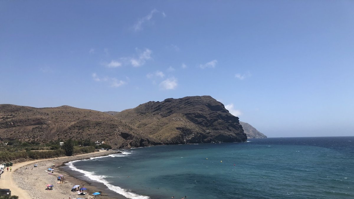 Imagen de archivo de la playa de Las Negras.