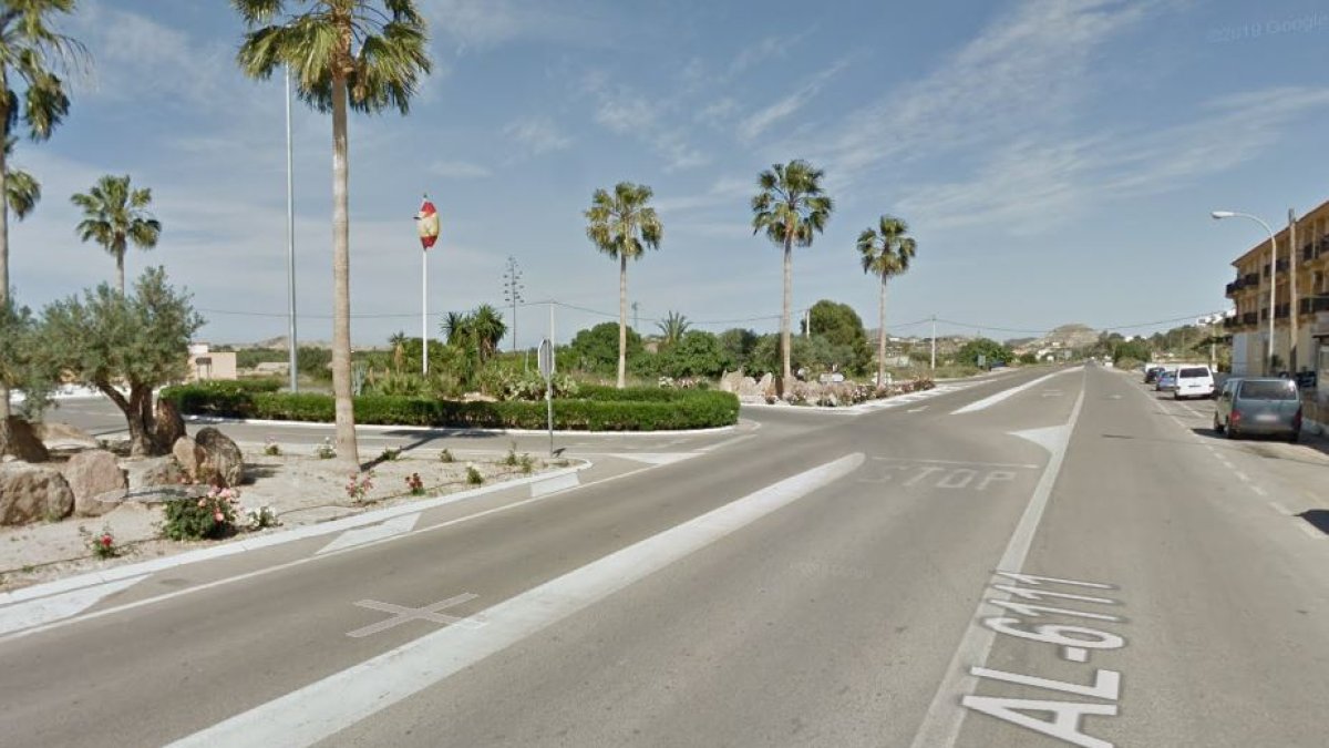 Carretera en la que ha ocurrido el siniestro.