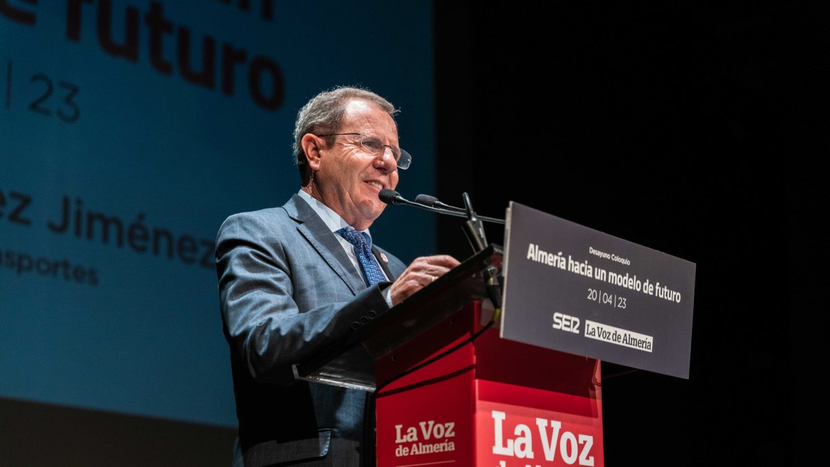 Jerónimo Parra, presidente de la Cámara de Comercio de Almería.