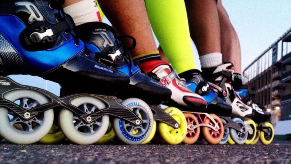 Imagen de archivo de patines.