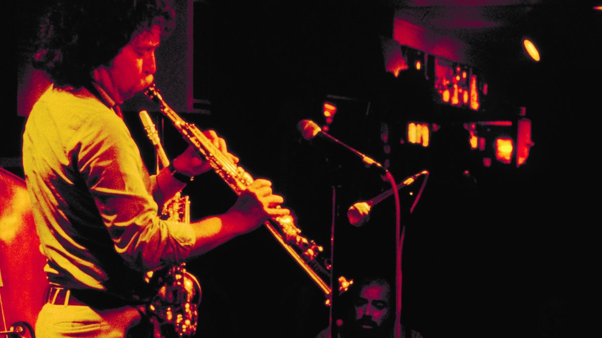 Paul Stocker en Georgia Jazz Club en 1987. / Foto de Rafa Magaña, cedida por Ramón García.