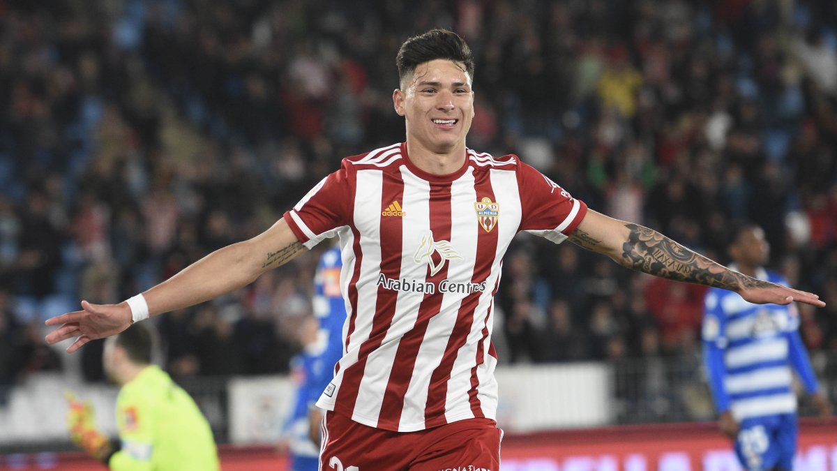 Aquel Darwin Núñez que triunfó de rojiblanco en el Almería.