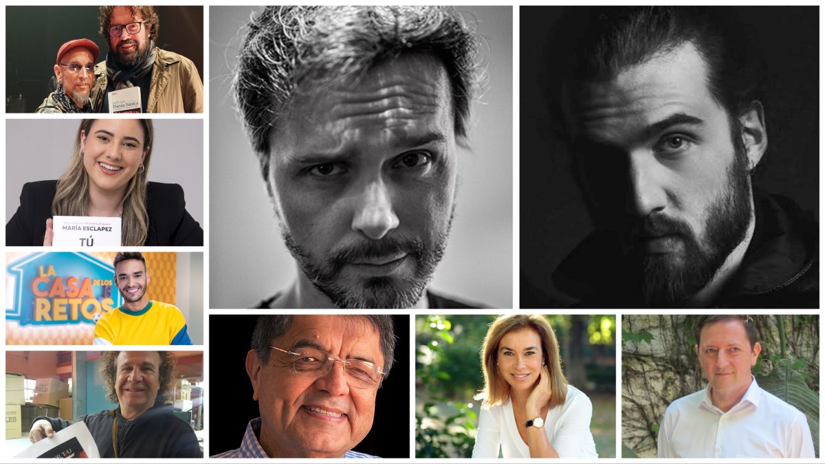 Algunos de los protagonistas que pasarán este año por la Feria del Libro de Almería. Fotos: Europa Press / La Voz.