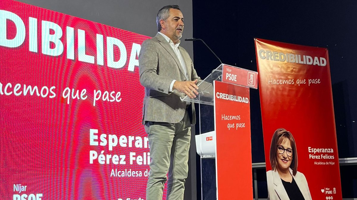 Juan Antonio Lorenzo, secretario general del PSOE de Almería.