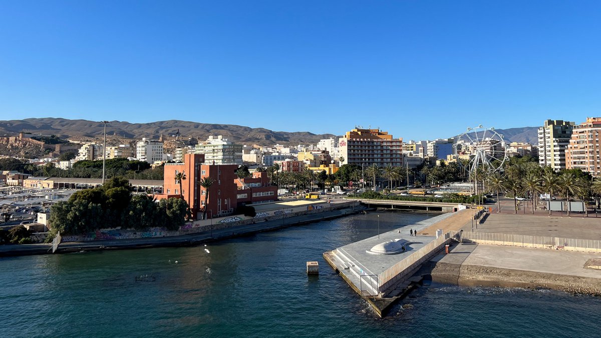 Vistas desde el nuevo paseo de el Cable Inglés.