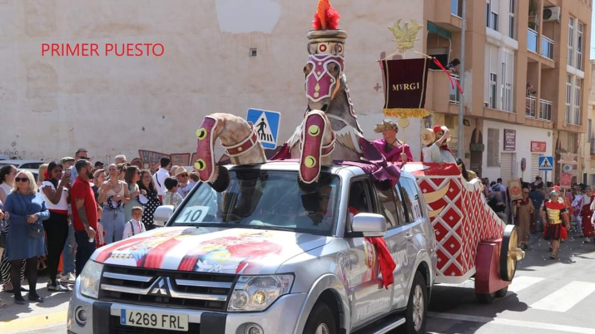\'Cuadriga Romana de Murgi\', la carroza ganadora.