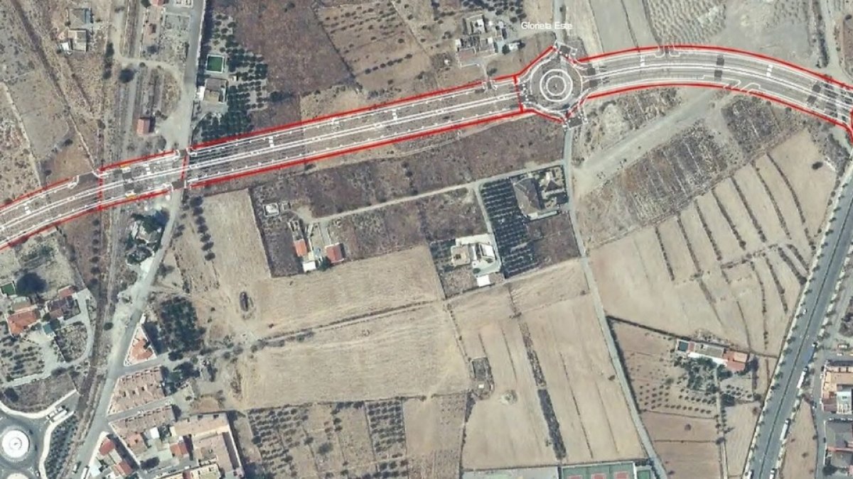 Proyecto del nuevo vial de acceso al hospital de Huércal-Overa.