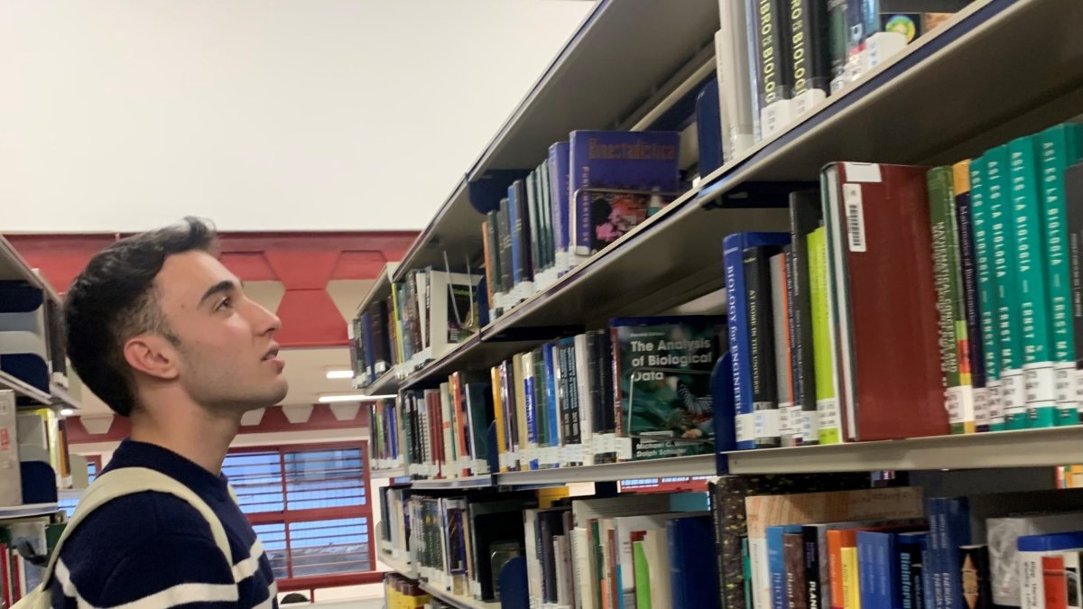 José Rodríguez Capel, estudiante almeriense de grado de Biología en la UGR.