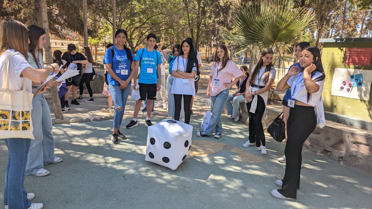 Jovenes de diferentes institutos de la provincia han participado en los diferentes talleres.