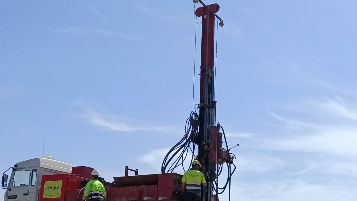 Máquina encargada de conocer el subsuelo.